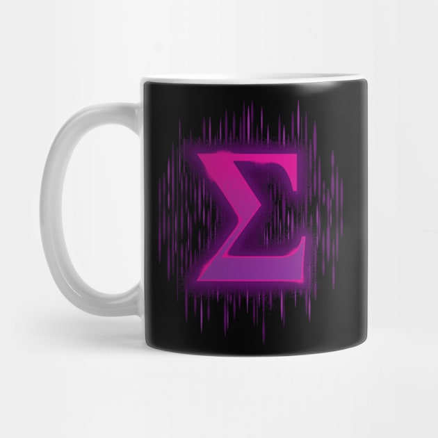 Greek Sigma - Pinky Purple by DCLawrenceUK